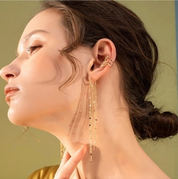 🍒 925 Chandelier Dangling Earrings - Picture 10 of 14